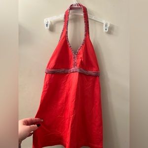 Lululemon red  halter tank